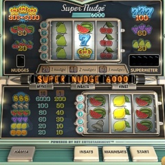 Spelautomater på nätet - Super Nudge 6000